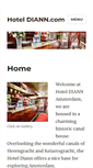 Mobile Screenshot of hoteldiann.com
